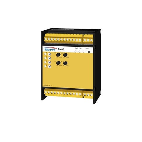 Automate sur rail DIN - F-AIO - Regulation France - entrées analogiques / sorties analogiques / sur réseau Ethernet