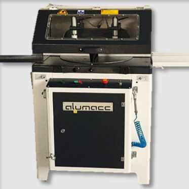Machine de découpe à couteau - ET 0220 - Alumacc - pour aluminium / pour profilés en aluminium / à une tête