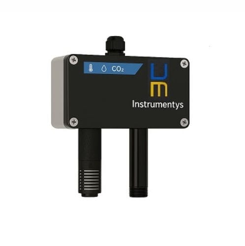 Transmetteur de qualité d'air d'ambiance - INS-TR-HR-CO2-5X1 - Instrumentys - d'intérieur / température / CO2