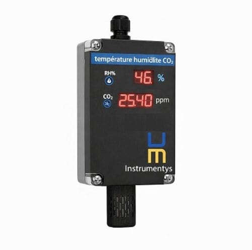 Transmetteur de qualité d'air d'intérieur - INS-TR-HR-CO2-AF-4X6 - Instrumentys - d'ambiance / humidité relative / CO2