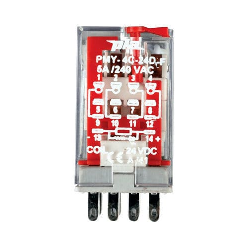 Relais électromécanique DC - PMY  - PLA Components - AC / 3NO/NF / 4NO/NF