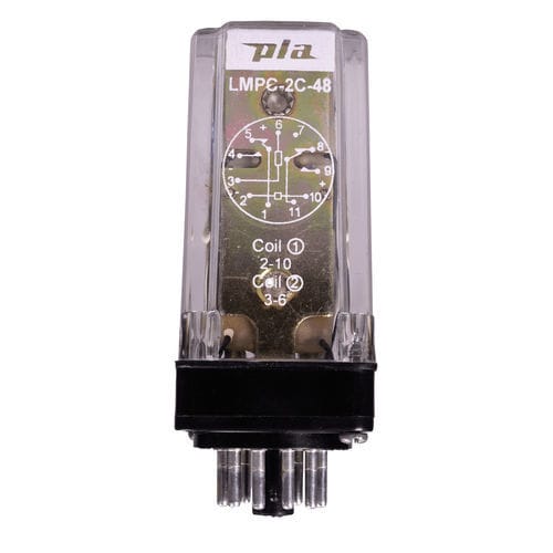 Relais électromécanique DC - LMPC  - PLA Components - 2NO/NF / enfichable