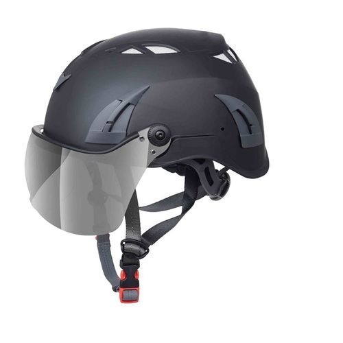 Casque de chantier - HP1020002 - Kratos safety - résistant aux chocs / en polycarbonate / avec visière
