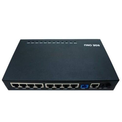 Unité de réseau optique d'intérieur - GPU080-8GL-PSE - Guangzhou Yuhong Technology CO., Ltd - avec adaptateur d'alimentation externe / à châssis métallique / via Ethernet