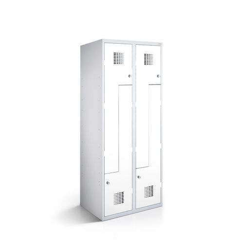 Armoire vestiaire pour entreprise - 1150-020200-0801112 - LOCKEEL s.à r.l. - pour vêtements de travail / ventilée