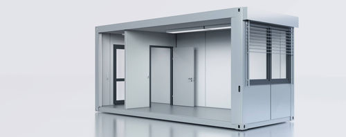 Cabane de chantier en panneaux - Systemcontainer SOLID - KLEUSBERG - modulaire / préfabriquée