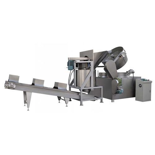 Ligne de friture pour snacks - Jinan Arrow Machinery Co., Ltd. - pour viande / pour poisson / de légumes