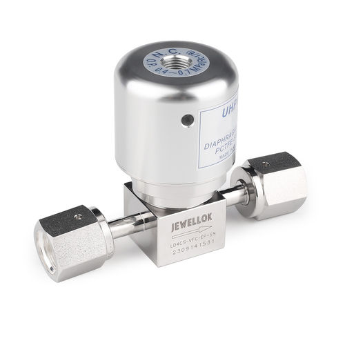 Vanne à membrane - Jewellok - pneumatique / de régulation / pour gaz