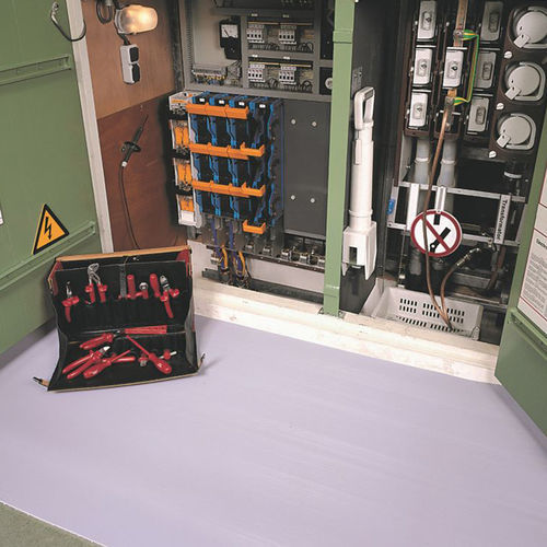 Tapis isolant électrique - E2R0010GRGR - Rebourne - de protection / en caoutchouc / d'intérieur