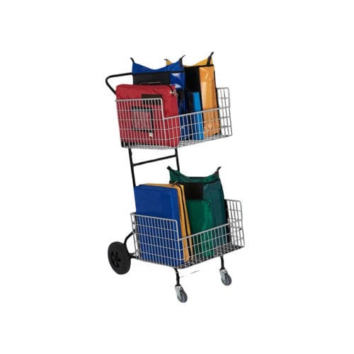 Chariot de distribution de courrier - TR152R - Sepal - en fil métallique / à panier / pour documents
