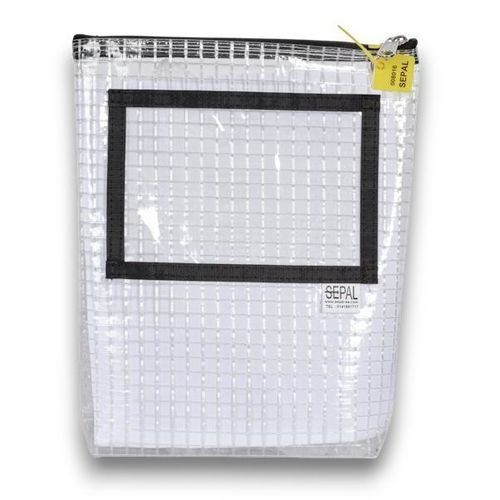Sac pour transport de fonds - 76013CRIS - Sepal - à fermeture ZIP / en PVC