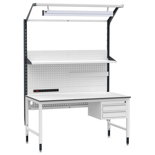 Poste de travail pour laboratoire - Nova Infinite - Forison - industriel / modulaire / à hauteur réglable