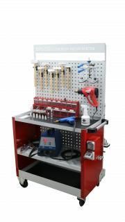 Chariot de transport - MWM Srl - de stockage / aluminium / 3 niveaux
