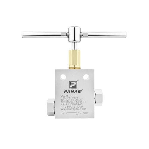 Vanne à pointeau - PNV series - Panam Valve - à levier / mâle-femelle / femelle