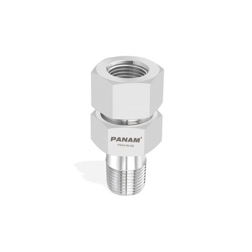Adaptateur fileté - PSGA series - Panam Valve - mâle / femelle / pour calibre