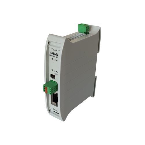 Convertisseur média - SPE10L-MC - SASYS - Ethernet média / sur rail DIN