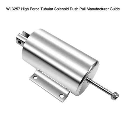 Électro-aimant pour électrovanne - WL3257 - Weilong Intelligent Technology (Dongguan) Co., Ltd. - de maintien / linéaire / de verrouillage