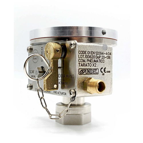 Actionneur pneumatique - UNIDET.EU - pour protection anti-feu et extraction de fumée / industriel