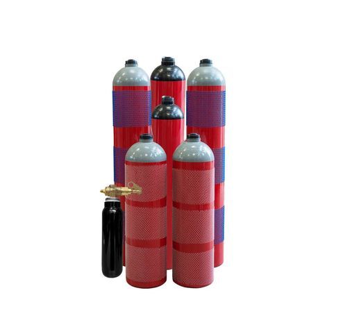Bouteille de gaz pour la lutte incendie - UNIDET.EU - d'azote / CO2 / cylindrique