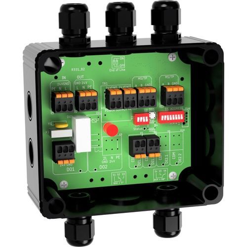 Module E/S numérique - FBB-2DI1DO.R - Romutec Steuer- u. Regelsysteme GmbH - bus de terrain / avec sortie relais / à 2 entrées numériques