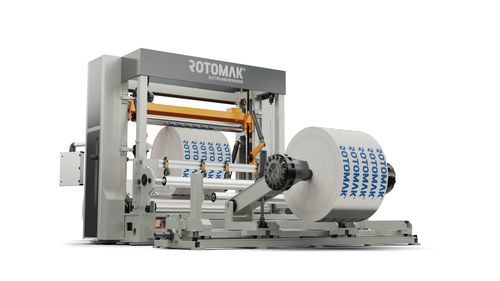 Bobineuse refendeuse automatique - SLICING RSR-V - Rotomak - à grande vitesse / jumbo / pour étiquettes