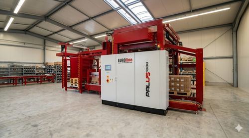 Palettiseur couche par couche - Palus 1000 - Euroline Logistik - par le haut / motorisé / entièrement automatique