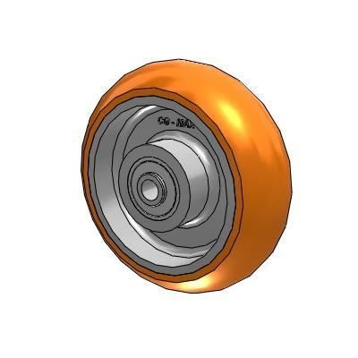 Roue à bandage - CG-MAX - Colson Group - en polyuréthane / à billes / en polyuréthane