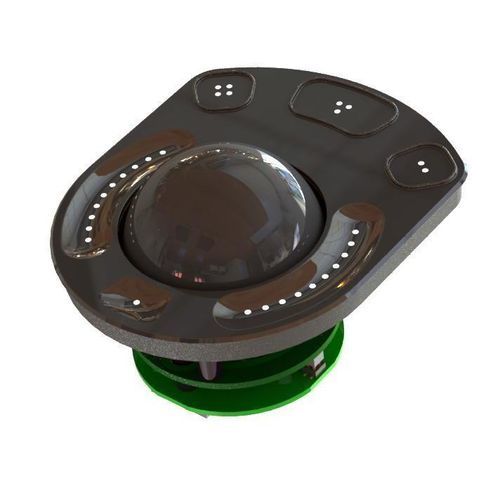 Trackball mécanique - M-Track - Cursor Controls - encastrable / 38 mm / IP68