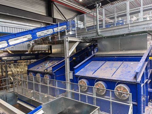 Séparateur de déchets - BAS - SWS - balistique / pour l'industrie du recyclage / de process