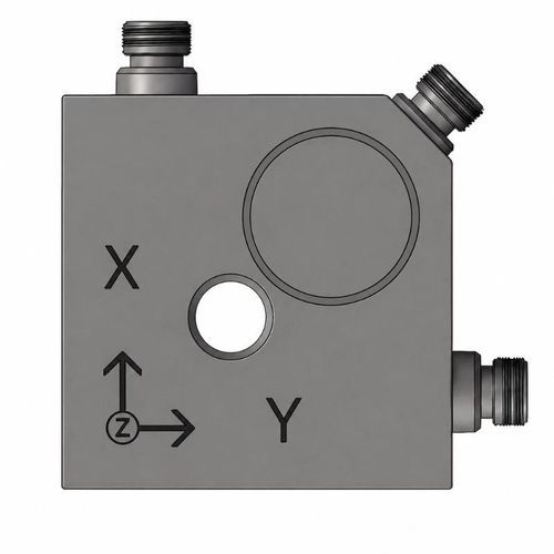 Accéléromètre triaxial - BBVM-3XS1000 - Deep Minds Ultrasonic - piézoélectrique / IEPE / à cisaillement