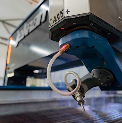 Machine de découpe au jet d'eau abrasif - 5-Axis - Jekran Ltd. - pour céramique / pour matériaux composites / pour matières plastiques