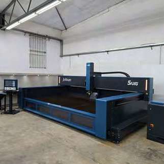 Machine de découpe au jet d'eau abrasif - 5AXG - Jekran Ltd. - pour céramique / pour matériaux composites / pour matières plastiques