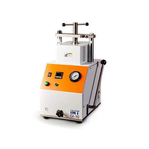 Presse à enrober pour échantillons métallographiques - GI-10 - IMT CO.,LTD. - à chaud / hydraulique / refroidie par eau