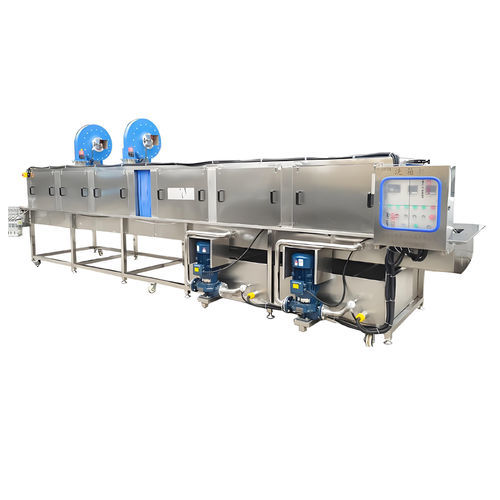 Laveuse de conteneur chargement latéral - Zhucheng Jiapin Food Machinery Co., Ltd. - automatique