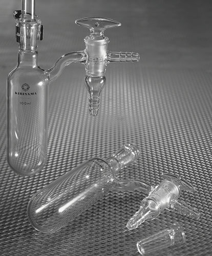 Tube de laboratoire de filtration - KIRIYAMA GLASS WORKS CO. - en verre