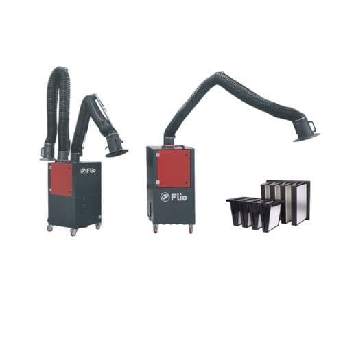 Aspirateur de fumée mobile - Airjet - MK - FLIO Otomasyon Makina San. Tic. Ltd. Şti. - de soudage / à cartouche / avec bras d'aspiration