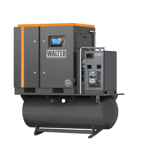 Groupe compresseur d'air - SLCTG 15/16 COMBO - Walter Kompressortechnik Polska Sp. z o. o. - à vis / silencieux / haute pression