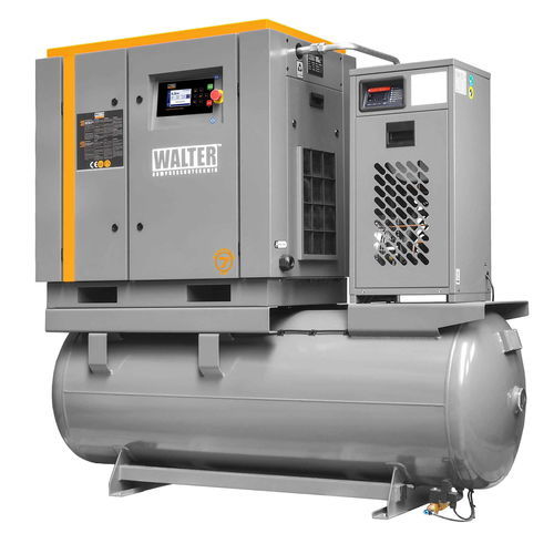 Compresseur à vis - SKTG 7,5 SP COMBO - Walter Kompressortechnik Polska Sp. z o. o. - d'air / à moteur électrique / stationnaire