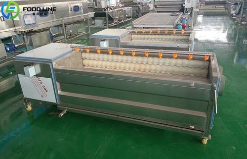 Éplucheuse-laveuse de légumes - M series - Henan Hongtu Machinery Manufacturing Co., Ltd. - de carottes / de légumes-racines