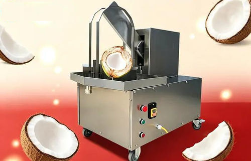 Coupeuse de fruits de noix de coco - FL-15 - Henan Hongtu Machinery Manufacturing Co., Ltd. - pour produits alimentaires / en deux / en acier inoxydable