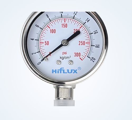 Manomètre à cadran - HIFLUX UK Ltd - en acier inoxydable