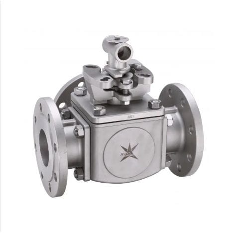 Vanne d'aiguillage pour applications lourdes - 30 - MARSVALVEUK - à usage polyvalent / pour produits chimiques / 3 voies