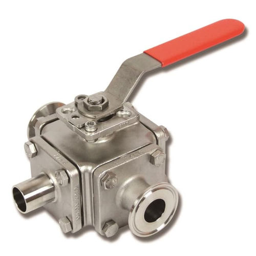 Vanne à boisseau sphérique - V36SN-1020 series - MARSVALVEUK - à levier / d'aiguillage / pour produits laitiers