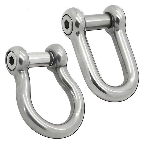 Manille de levage lyre - Xintai Taida Mirso Co., LTD - avec verrou et écrou de sécurité / à vis / en acier inoxydable