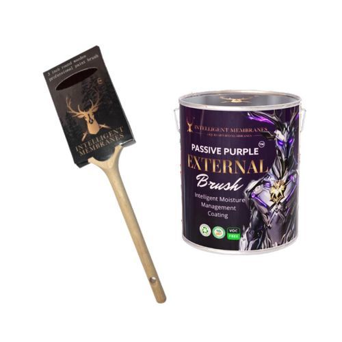 Revêtement de protection - PASSIVE PURPLE EXTERNAL BRUSH - Intelligent Membranes - pour le béton / pour le bâtiment / résistant aux UV