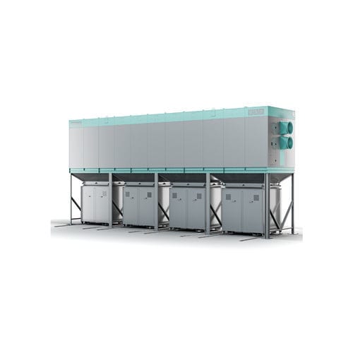 Groupe de filtration avec carton filtrant - KP-60 - SAF - de poussières