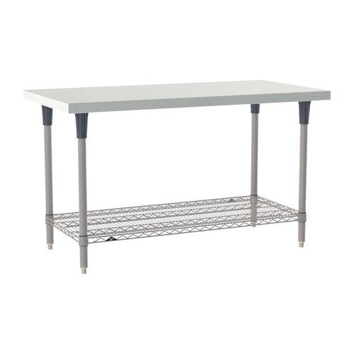 Table de travail en acier inoxydable - TW-K-304-K - METRO - pour l'industrie agroalimentaire / en résine époxy
