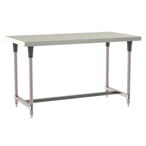 Table de travail en acier inoxydable - TableWorx - METRO - en résine époxy