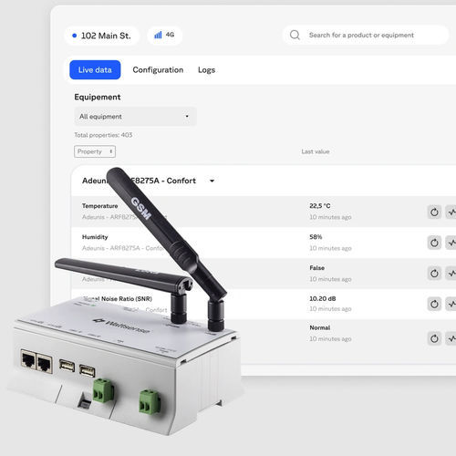 Système de gestion pour bâtiments - WATTSENSE - de capteur / de données environnementales / WAN