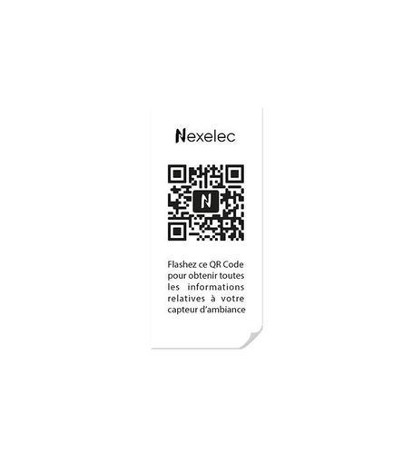 Étiquette d'identification - QR’LOOK - NEXELEC - imprimée / adhésive / en polypropylène BOPP